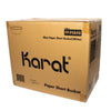 Karat® Food Bucket, 48 oz, 7.99" Dia x 2.4"h, White, Paper, 270/Carton Takeout Food Containers - Office Ready