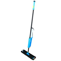 Impact® Mopster® 2.0 Microfiber Bucketless Mop, 16.25 x 3.25 Blue Microfiber Head, 57" Black Aluminum Handle