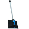 Impact® LobbyMaster® Plastic Dust Pan, 11.72" Wide, 31" PVC Handle, Blue/Black Hopper/Broom Combo Dustpans - Office Ready