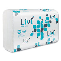 Livi® VPG Select Multifold Towel, 1-Ply, 9.45 x 10.55, White, 220 Sheets/Pack, 10 Packs/Carton Multifold Paper Towels - Office Ready