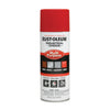 Rust-Oleum® Industrial Choice 1600 System Multi-Purpose Enamel Spray Paint, Flat Safety Red, 12 oz Aerosol Can, 6/Carton