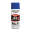 Rust-Oleum® Industrial Choice 1600 System Multi-Purpose Enamel Spray Paint, Flat Safety Blue, 12 oz Aerosol Can, 6/Carton