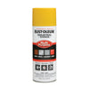 Rust-Oleum® Industrial Choice 1600 System Multi-Purpose Enamel Spray Paint, Flat Safety Yellow, 12 oz Aerosol Can, 6/Carton Specialty Paints & Primers - Office Ready