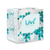 Livi® Ultra Premium Facial Tissue, 2-Ply, White, Cube Box, 80 Sheets/Box, 4 Boxes/Pack, 6 Packs/Carton Facial Tissues - Office Ready