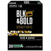 BLK & Bold® Rise & GRND K-Cups®, 0.41 oz K-Cup, 20/Box Coffee K-Cups - Office Ready