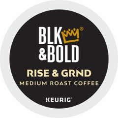 BLK & Bold® Rise & GRND K-Cups®, 0.41 oz K-Cup, 20/Box