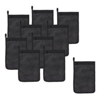 ergodyne® Arsenal 5718 Zippered Mesh Wash Bag, 8 x 10, Polyester, Black, 10/Pack Hand Tool Organizer Bags/Pouches - Office Ready