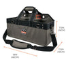 ergodyne® Arsenal 5844 Bucket Truck Tool Bag with Tool Tethering Attachment Points, 18 x 7.5 x 7.5, Polyester, Gray Hand Tool Organizer Bags/Pouches - Office Ready