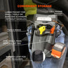 ergodyne® Arsenal 5568 Belt Loop Tool Pouch with Device Holster, 4 Compartments, 5 x 2 x 8.5, Polyester, Gray Hand Tool Organizer Bags/Pouches - Office Ready