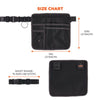 ergodyne® Arsenal 5716 Server Apron Pouch with Pockets, 5 Compartments, 11 x 10, Nylon, Black Hand Tool Organizer Bags/Pouches - Office Ready