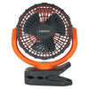 ergodyne® Chill-Its 6090 Rechargeable Portable Jobsite Fan, 9.5, Orange/Black USB Desktop Fans - Office Ready