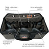 ergodyne® Arsenal 5844 Bucket Truck Tool Bag with Tool Tethering Attachment Points, 18 x 7.5 x 7.5, Polyester, Gray Hand Tool Organizer Bags/Pouches - Office Ready