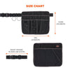 ergodyne® Arsenal 5715 Cleaning Apron Pouch with Pockets, 10 Compartments, 11 x 13.5, Nylon, Black Hand Tool Organizer Bags/Pouches - Office Ready