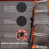 ergodyne® Arsenal 5302 Ladder Shoulder Lifting Strap, Supports Up to 100 lb, 2 x 4 x 10.5, Black Ladder Attachments - Office Ready