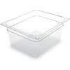 Carlisle StorPlus Polycarbonate Food Pan, 8.7 qt, 10.38 x 12.75 x 6, Clear, Plastic Storage Food Containers - Office Ready