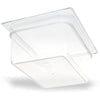 Carlisle StorPlus Polycarbonate Food Pan, 8.7 qt, 10.38 x 12.75 x 6, Clear, Plastic Storage Food Containers - Office Ready