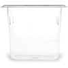 Carlisle StorPlus Polycarbonate Food Pan, 1.4 qt, 4.25 x 6.93 x 6, Clear, Plastic Storage Food Containers - Office Ready