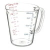 Carlisle Commercial Measuring Cup, 1 qt, Plastic, Clear Measuring Cups - Office Ready