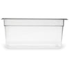 Carlisle StorPlus Polycarbonate Food Pan, 5.7 qt, 6.88 x 12.75 x 6, Clear, Plastic Storage Food Containers - Office Ready