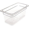 Carlisle StorPlus Polycarbonate Food Pan, 5.7 qt, 6.88 x 12.75 x 6, Clear, Plastic Storage Food Containers - Office Ready