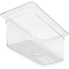 Carlisle StorPlus Polycarbonate Food Pan, 5.7 qt, 6.88 x 12.75 x 6, Clear, Plastic Storage Food Containers - Office Ready