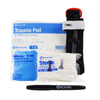 First Aid Only™ Critical Essentials Bleeding Control Kit for Limb Wounds, 8 Pieces, Plastic Bag Trauma Responder Packs - Office Ready