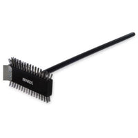 Carlisle Sparta Broiler Master Grill Brush & Scraper with Handle, Metal Bristles, 30.5