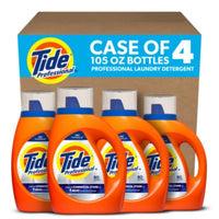 Tide® Professional™ Commercial Liquid Laundry Detergent, 105 oz Pour Bottle, 4/Carton Laundry Detergents - Office Ready