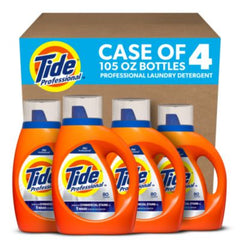 Tide® Professional™ Commercial Liquid Laundry Detergent, 105 oz Pour Bottle, 4/Carton