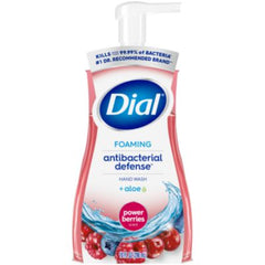 Dial® Antibacterial Foaming Hand Wash, Power Berries, 10 oz, 8/Carton