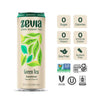 Zevia® Zero Sugar Naturally Sweetened Green Tea, 12 oz Can, 12/Carton Iced Tea - Office Ready