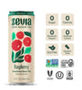 Zevia® Zero Sugar Naturally Sweetened Black Tea, Raspberry Black Tea, 12 oz can, 12/Carton Iced Tea - Office Ready