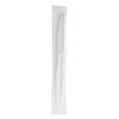 Boardwalk® Heavyweight Wrapped Polystyrene Cutlery, Knife, Plastic, White, 1,000/Carton