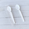 Boardwalk® Heavyweight Wrapped Polystyrene Cutlery, Soup Spoon, Plastic, White, 1,000/Carton Disposable Soup Spoons - Office Ready