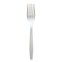 Boardwalk® Heavyweight Polypropylene Cutlery, Fork, 7.09