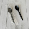 Boardwalk® Mediumweight Wrapped Polypropylene Cutlery, Spork, Plastic, Black, 1,000/Carton Disposable Sporks - Office Ready