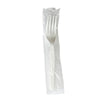 Boardwalk® Heavyweight Wrapped Polystyrene Cutlery, Fork, Plastic, White, 1,000/Carton Disposable Forks - Office Ready