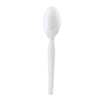 Boardwalk® Heavyweight Wrapped Polystyrene Cutlery, Soup Spoon, Plastic, White, 1,000/Carton Disposable Soup Spoons - Office Ready