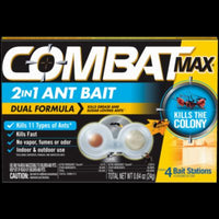 Combat® Max 2-in-1 Ant Bait, 4/Pack, 8 Packs/Carton Insect Killer Baits & Traps - Office Ready