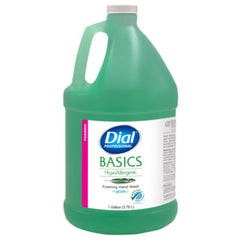 Dial® Basics Hypoallergenic Hand Wash, Honeysuckle Scent, 1 gal Bottle, 4/Carton