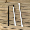 Boardwalk® Wrapped Jumbo Paper Straws, 7.75", Paper, Black, 1,280/Carton Wrapped Straws - Office Ready