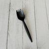 Boardwalk® Mediumweight Polypropylene Cutlery, Spork, Plastic, Black, 1,000/Carton Disposable Sporks - Office Ready