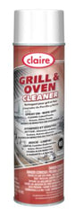 Claire® Grill & Oven Cleaner, 18 oz Aerosol Spray, 12/Carton