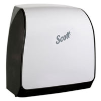 Scott® Slimroll™ Manual Towel Dispenser, 12.65 x 13.02 x 7.18, White Roll, Pull Towel Dispensers - Office Ready