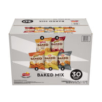 Frito-Lay Baked Variety Pack, Lay’s Regular/Lay’s BBQ/Cheetos/Ruffles Cheddar and Sour Cream/Hot Cheetos, 30 Bags/Box, 2 Boxes/Carton Snacks - Office Ready
