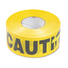 Tatco “Caution” Barricade Safety Tape, 3" x 1,000 ft, Black/Yellow Barrier/Block-Off Tapes - Office Ready