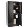 Tennsco 78" High Deluxe Cabinet, 36w x 24d x 78h, Black Office & All-Purpose Storage Cabinets - Office Ready