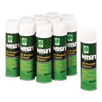 Misty® Green All-Purpose Cleaner, Citrus Scent, 19 oz Aerosol Spray, 12/Carton Multipurpose Cleaners - Office Ready