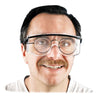 Honeywell Uvex™ Astro OTG® 3001 Safety Glasses, Black Plastic Frame, Clear Lens Wraparound Safety Glasses - Office Ready