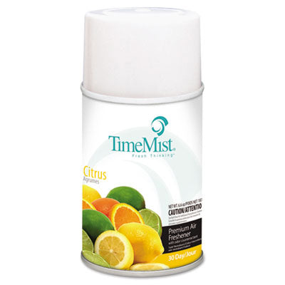 TimeMist® Premium Metered Air Freshener Refills, Citrus, 6.6 oz Aerosol Spray Air Fresheners/Odor Eliminators-Aerosol Refill - Office Ready